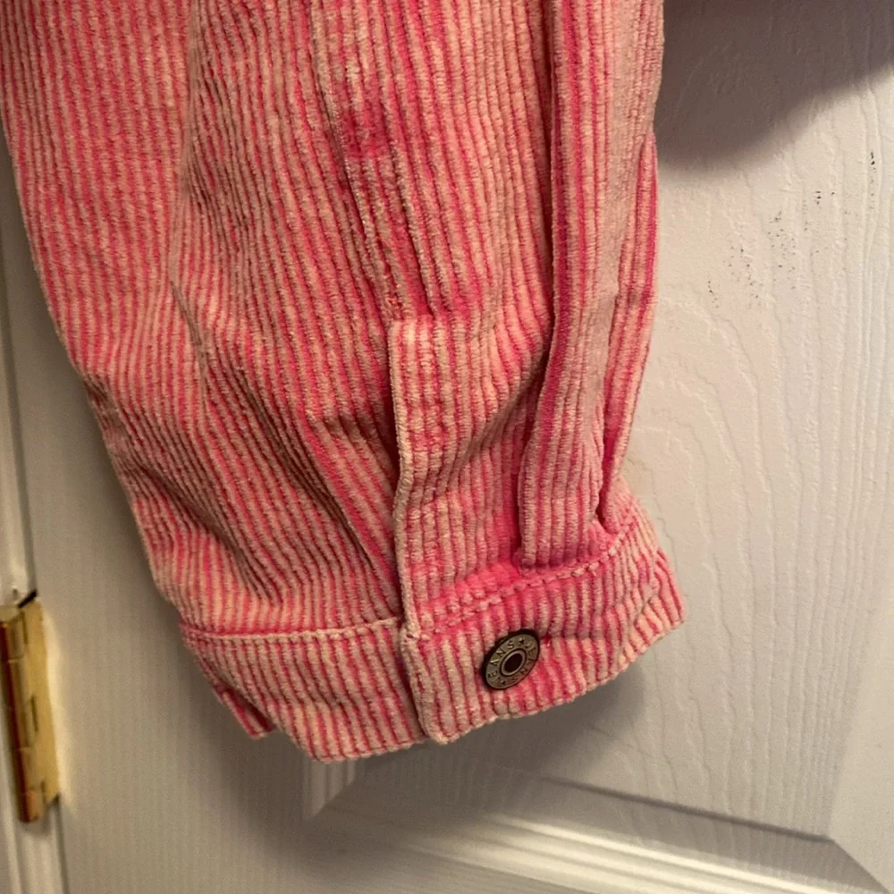 Brand New Blue B Hot Pink Corduroy Cropped Jacket…size M/L - Picture 3 of 7